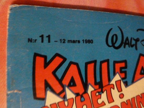 KALLE ANKA & CO, 11-1980, TIDNING