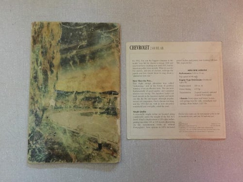 1953 Chevrolet Owners Guide