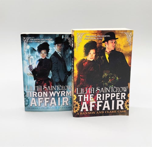 Bannon & Clare 1 + 3 av Lilith Saintcrow (The Iron Wyrm Affair & Ripper Affair)