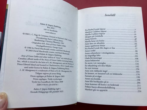 Anne på Grönkulla ANNE PÅ GRÖNKULLA L.M. Montgomery 2008