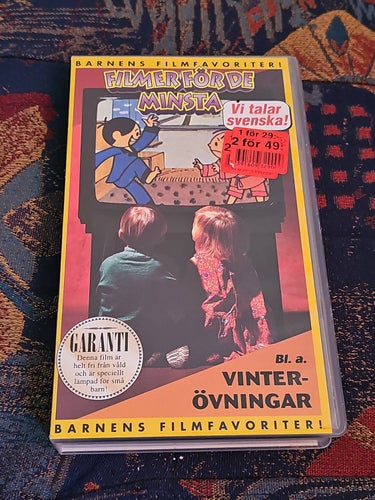 Filmer För De Minsta 5 - Bl.a. Vinterövningar VHS Svenskt Tal
