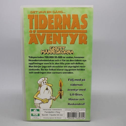 Det var en gång tidernas äventyr , Svenskt tal (VHS)