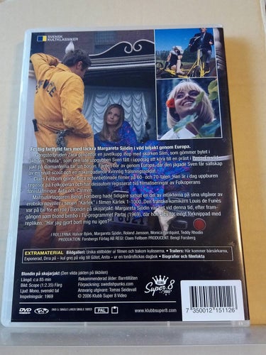Blondin på skojarjakt, Dvd