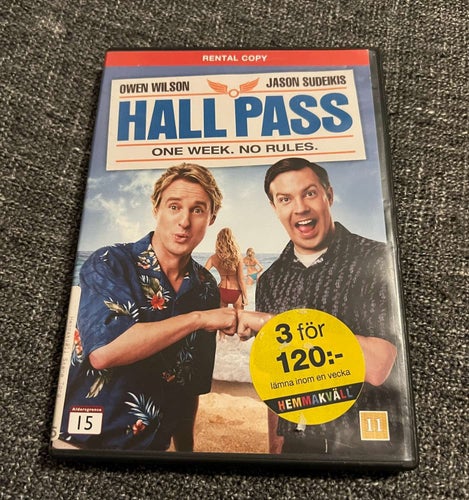 HALL PASS (2011) SVENSK EXHYR MKT FIN! BRÖDERNA FARRELLY, OWEN WILSON