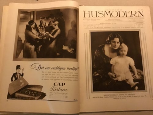 HUSMODERN NR 15 1930 PRINSESSOR,UNGERN,FYFFES,