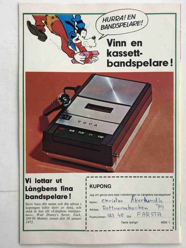 Walt Disney´s Serier - 1972:1 FN