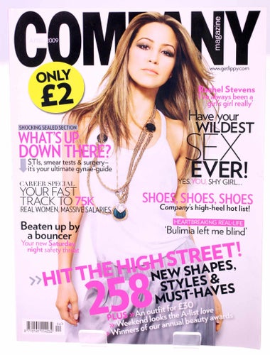 Company Magazine-April 2009-Rachel Stevens-Gyna-Guide-UK issue-Weight 326g