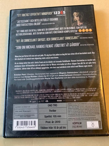 Ond tro, Dvd