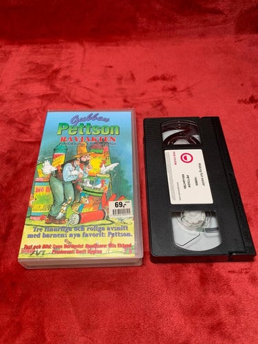 Gubben Pettson & Rävjakten, VHS! (Svensksåld)