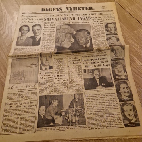 Dagens Nyheter Lördagen den 6 September 1952
