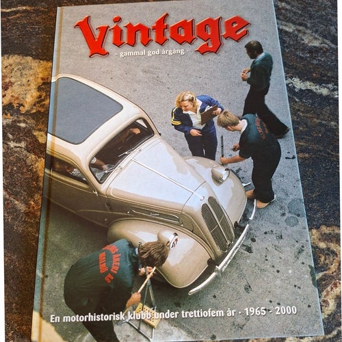 Vintage - gammal god årgång - En motorhistorisk klubb under trettiofem år