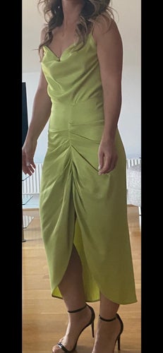 AGGI grön klänning, storlek XS