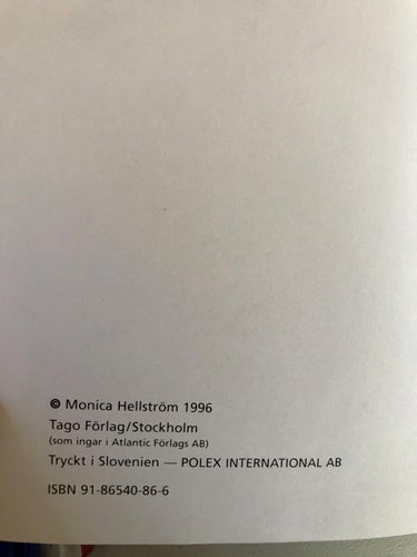 ÄRLIGT TALAT 2: THE REVENGE Monica Hellström 1996