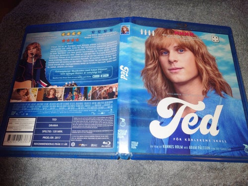 Ted (Blu-ray), av Hannes Holm med Adam Pålsson - Ted Gärdestad