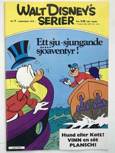 Walt Disney´s Serier - 1974:9 FN+