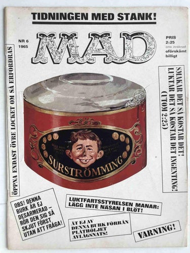 MAD - 1965:6 VF- med extra omslag