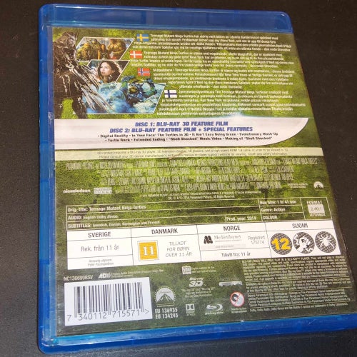 Teenage Mutant Ninja Turtles 3D - Blu-ray