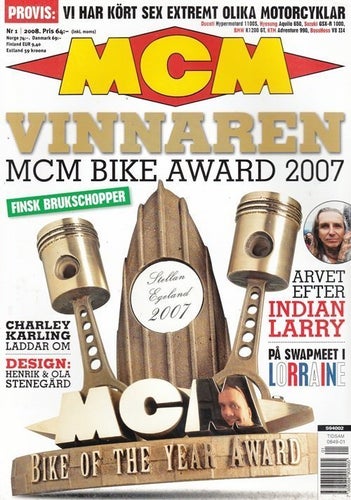 MCM Nr 1 2007 - Bike Award