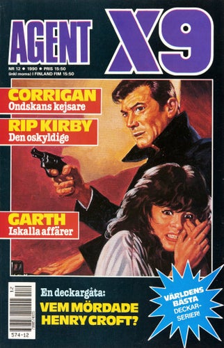 Agent X9 Serietidning 1990 nr 12 (Oläst arkivex)