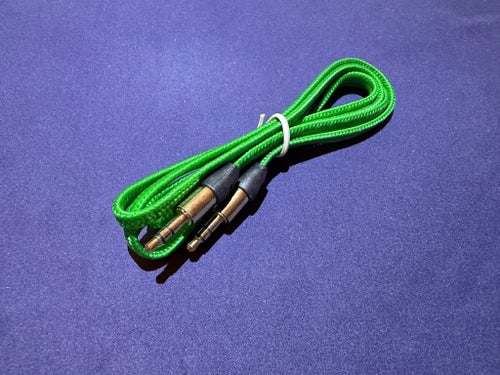 AUX kabel 100cm (Mörk Grön)