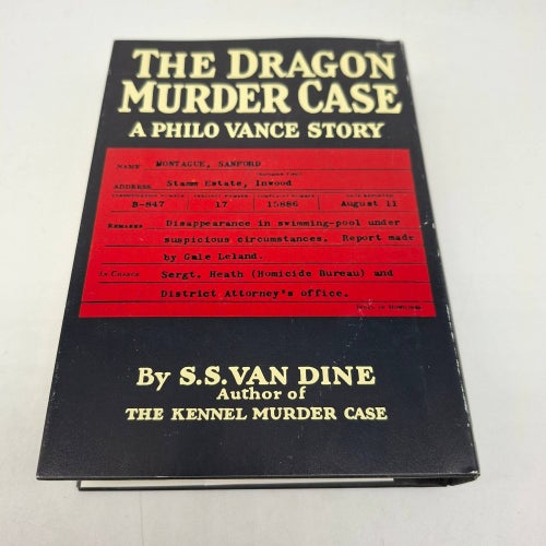 S.S. Van Dine - The Dragon Murder Case - 1996 Otto Penzler Reprint