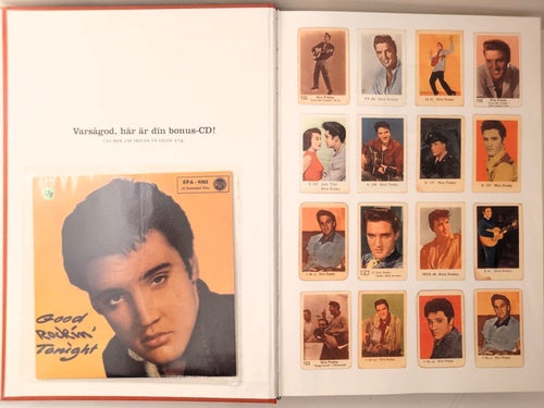 Elvis -kung av Sverige Börje Lundberg Första upplagan 1997 med bonus-CD