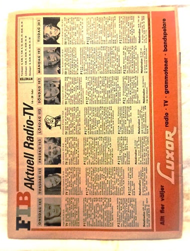Tidning: FiB - Folket i Bild - Nr 7 år 1962