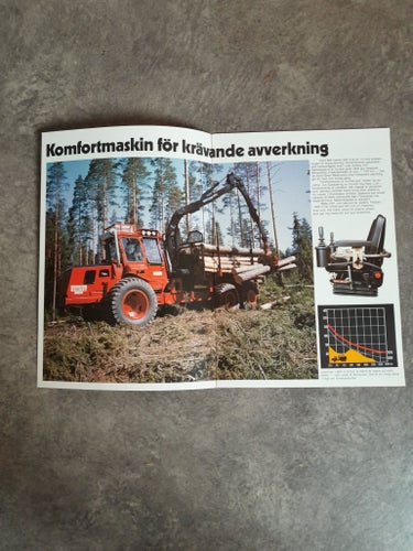 Broschyr Volvo BM Valmet 886 K