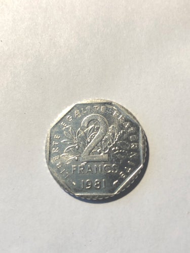 Frankrike - 2 francs 1981, Femte republiken
