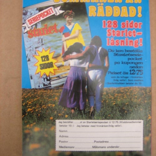Starlet Nr:33-1984  (I Närbild: Howard Jones)