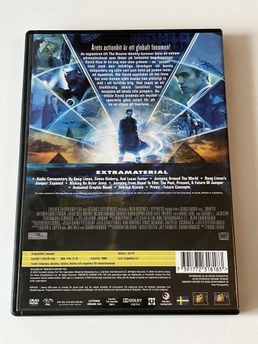 Jumper (Science Fiction-Action från 2008). Beg. DVD