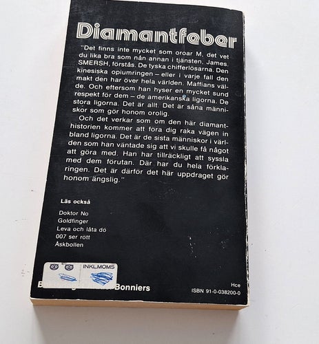 POCKET DIAMANTFEBER AV IAN FLEMING JAMES BOND 007