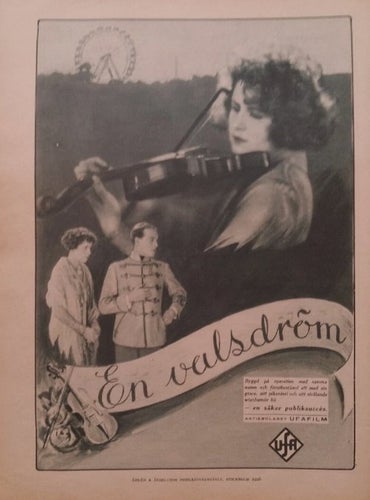FILMJOURNALEN 1926 CORINNE GRIFFITH NOVARRO PRINGLE MARTENSON DE PUTTI