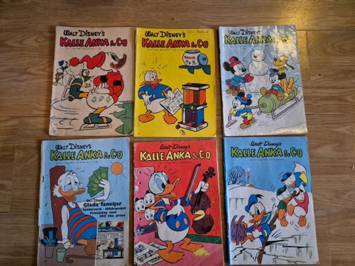Kalle Anka & C:o, 1954-1967
