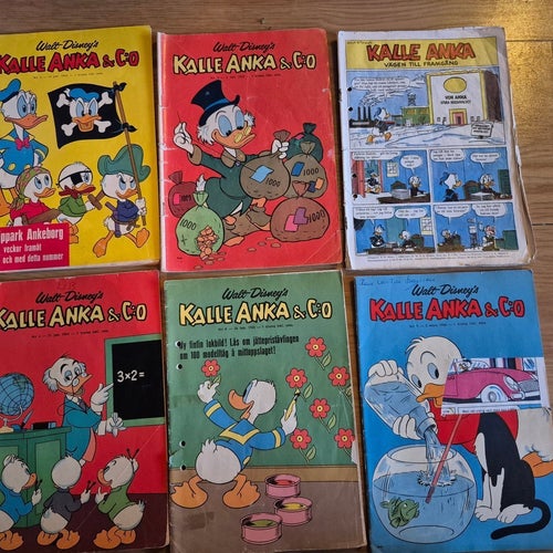 Kalle Anka & C:o, 1954-1967