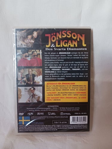 Inplastad, Jönssonligan & Den Svarta Diamanten (DVD)