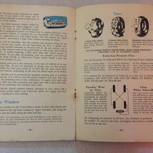 1951 Chevrolet Owner Manual