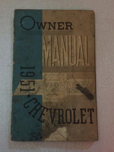 1951 Chevrolet Owner Manual