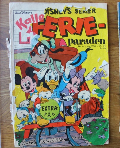 WALT DISNEYS SERIER 1955 NR 6 Ferie-paraden