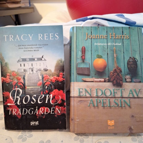 Tracy Rees Rosengården och Joanne Harris En doft av apelsin