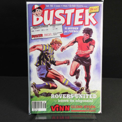 Buster - 1990 - NR 16 - Rekordmagasinet med Patrik Bodén, Malin Ewerlöf