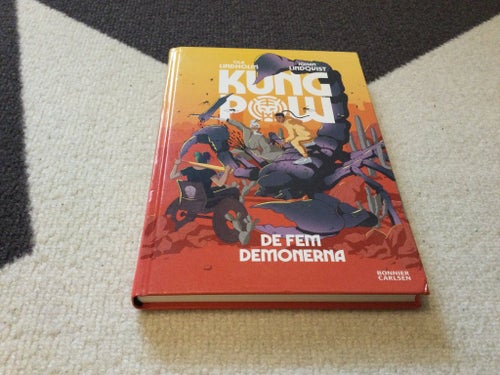 Kung Pow De Fem Demonerna av Lindholm/Lindqvist (Mycket Bra skick)