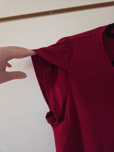 SHEIN röd topp, storlek L 40/42