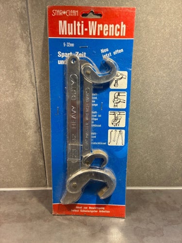 Multi-Wrench från Star Clean, justerbar från 9-32mm! Självjusterande!