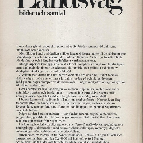 Landsväg - Bilder och samtal