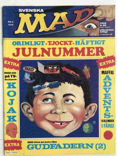 MAD - 1975:8 FN+ med adventskalender