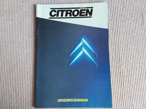 Citroen Visa GSA CX 1980 ?