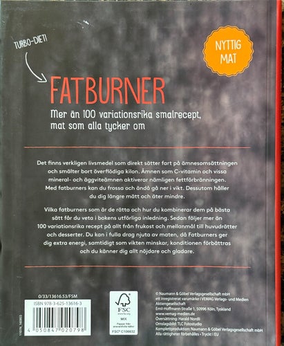 FATBURNER – Mer än 100 variationsrika smalrecept, nyskick