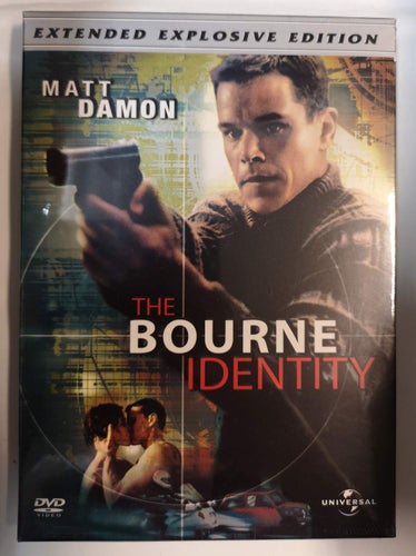 DVD The Bourne Identity Extended Edition Matt Damon Svensk text INPLASTAD