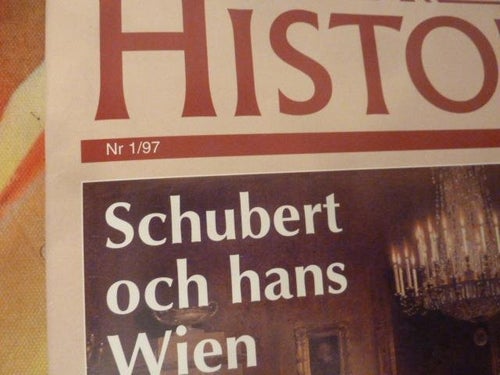 POPULÄR HISTORIA, NR 1 - 1997, TIDNING, SCHUBERT OCH HANS WIEN